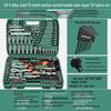 Multifunctional Automotive Ratchet Socket Wrench Tool Set
