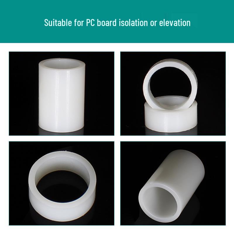 M10ABS Plastic Hollow Spacer Standoff for PC Board Insulation and Fixing.
