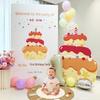 Korean-Inspired 1st Birthday Party Background Decoration for Boys & Girls