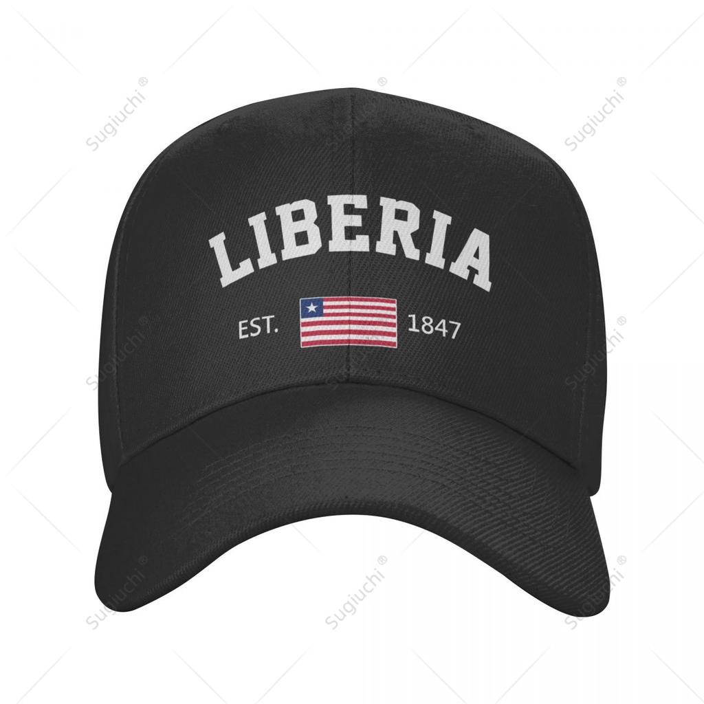 Baseball Cap Liberia EST Independence Day Wild Sun Shade Peaked Adjustable Outdoor Caps