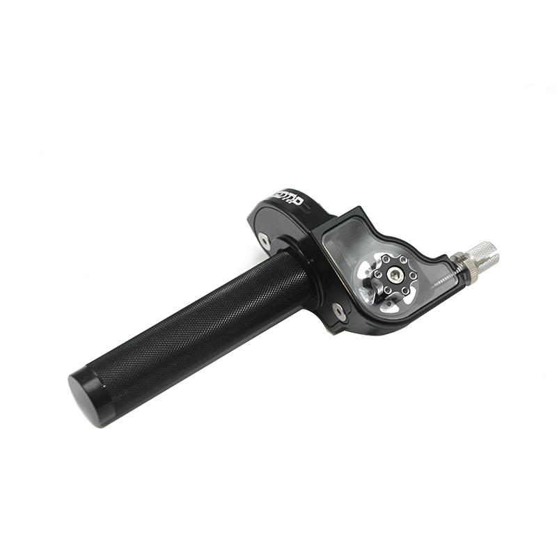 Alconstar- CNC Aluminum Adjustable Motorcycle Motorbike Throttle Grips Settle Quick Twister Gas Dirt Pit Bikes ATV UTV Throttles 2