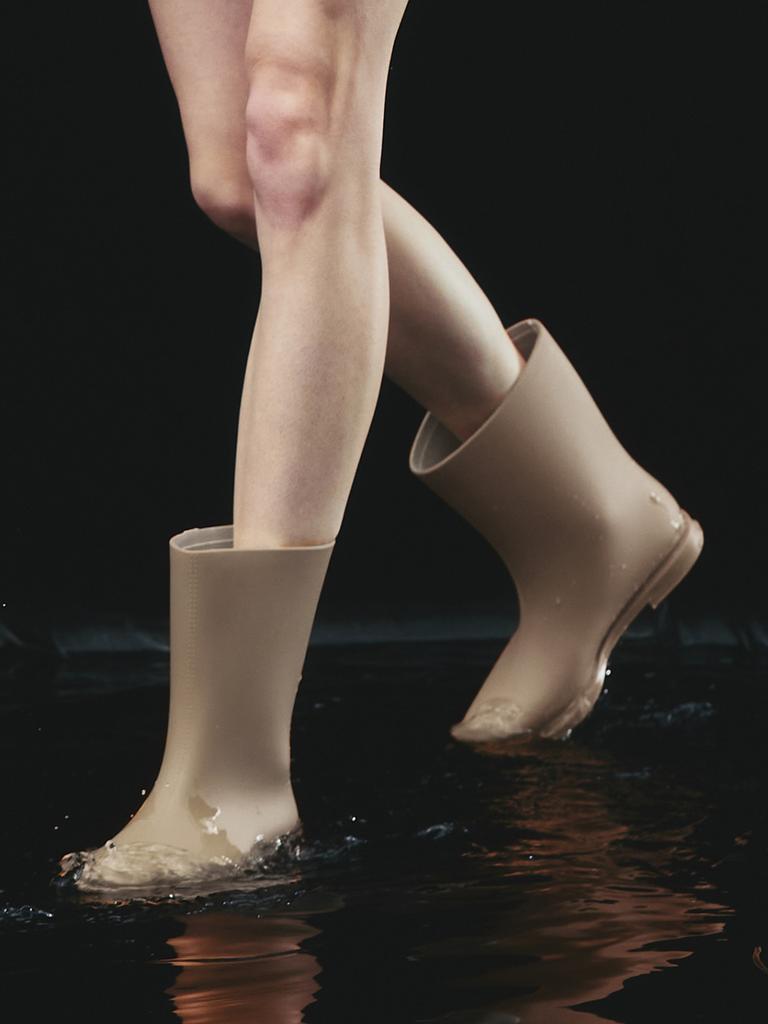 Komorebi Museum Km070 Hybrid Mid-Calf Rain Boots Rubber Ver. | 3 Colors