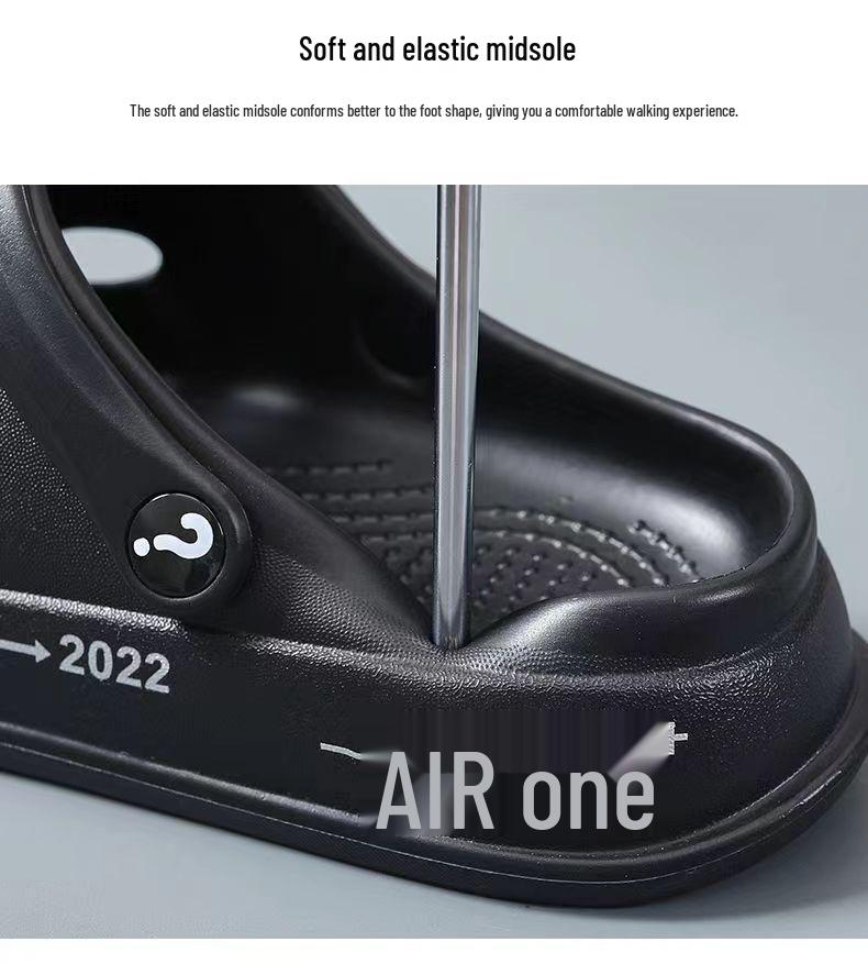 2023 Non-Slip Thick-Soled Casual Korean Beach Slippers - Soft-Soled Men's Nurse Clogs