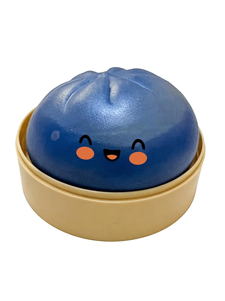 Baozi Dumplings Soft Squeezing Ball Sensory Restlessness Toy With Steamer To Relieve Stress Home Desktop Decor Gift
