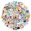 100 Small Sizes of Various Cute Animals Mixed and Match Cartoon Stickers Hand Account Computer Decoration Stickers