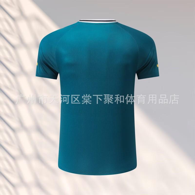 Quick-Dry Badminton Shirt Men Women Short Sleeve Sport T-Shirt Breathable Training Top Athletic Wear