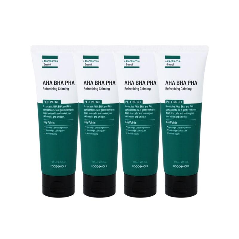 

(4ea) AHA BHA PHA Refreshing Calming Peeling Gel 120ml / Daily Pore Care Exfoliation Mild