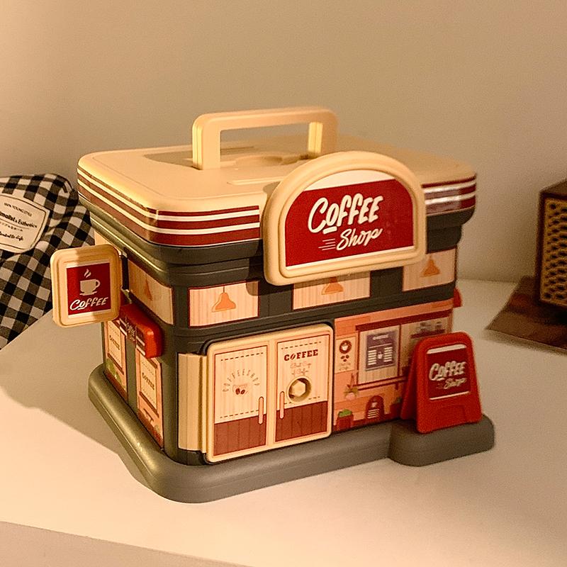 

Креативная копилка для денег, ящики для хранения, домашний декор, большая емкость, вид на улицу, копилка для денег, детские игрушки, детская копилка для денег