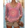 JPNTKY Women's Fashion Casual Long Sleeve V Neck Blouses & Shirts