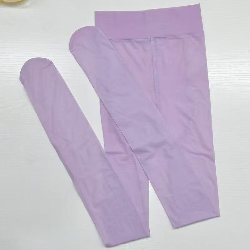 8D Gloss Black Women's Stockings: Super Fine Horse Oil Slimming, Summer Water Gloss, Sexy Skin Tone Meat Color, JK Style.