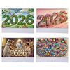 2026 Calendar DIY Diamond Painting Art Kit with Irregular Shaped Diamonds DIY Diamond Art Desk Calendar for Home Office