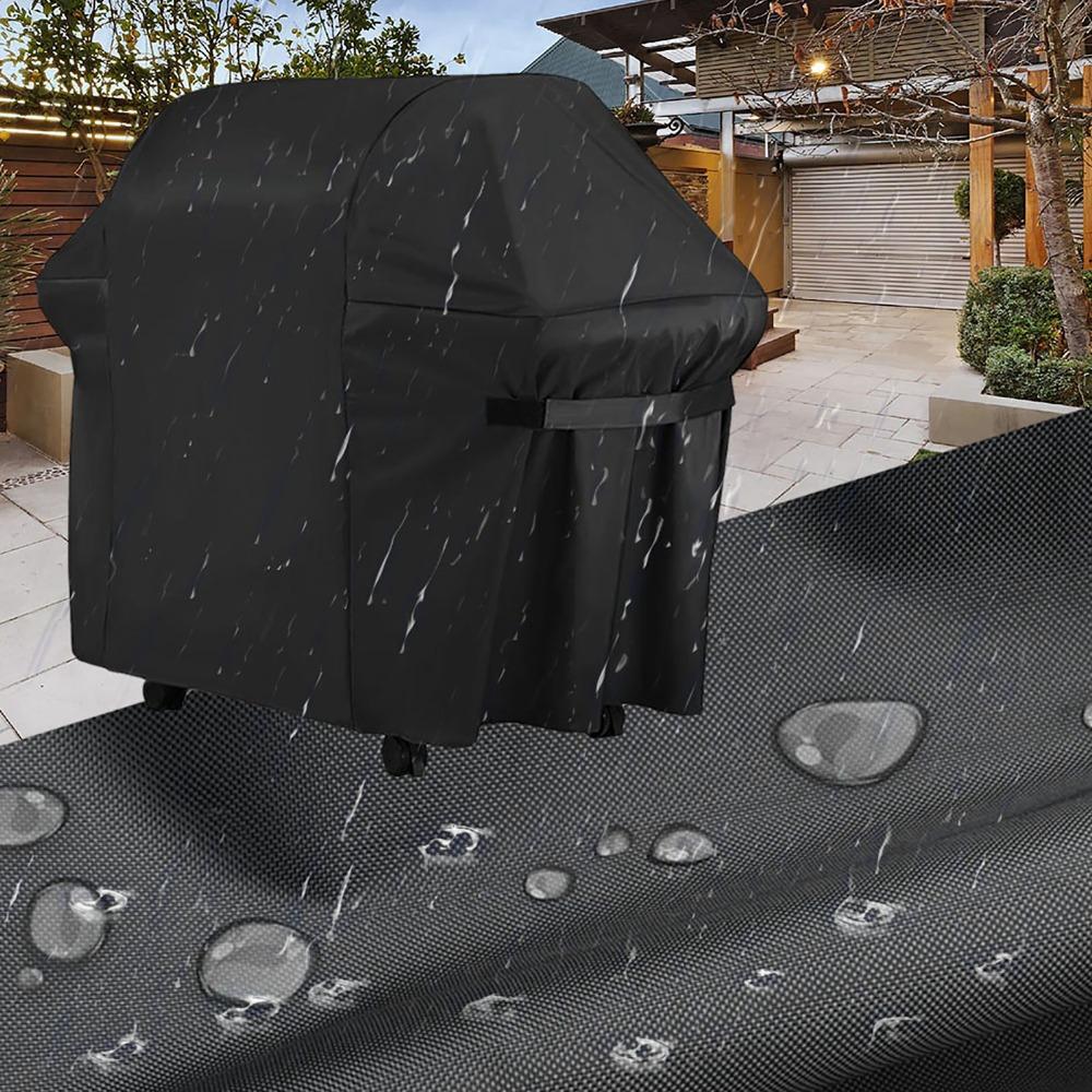 Housse Imperméable pour Barbecue en Tissu Oxford Housse pour Barbecue à Gaz Barbecue d'Extérieur