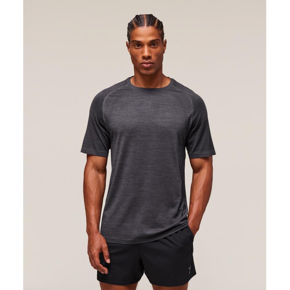 

Gymshark VersaTile Seamless T shirT Dark Grey Black A3b2u Gb7x XXL