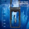 Double Swimming Pouch Mobile Phone Case Cover With Lanyard For Cell Phone Bag Swimming Dry Bag Underwater Case Waterproof Bag