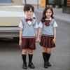 Summer 2020 British Style Primary School Uniform Set for Boys and Girls