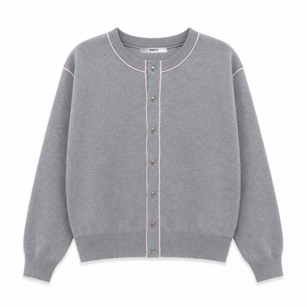 Ggpx New York Round Neck Line Button Knit Cardigan Gq8kg018f