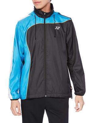 Tennis Lined Windwarmer SS [Yonex] Shirt, Shirt, Black/Blue (188)
