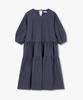 STUDIO TOMBOY 3/4 Sleeve Waist String Dress_Charcoal 9106241201