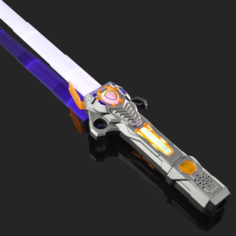 Cutie Cadou Premium Sabie Laser Star Wars din Metal - Reîncărcabilă, Jucărie Luminoasă pentru Copii