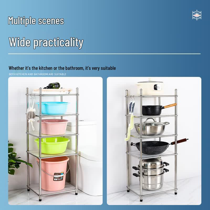 Longdai 5-Tier Stainless Steel Storage Shelf