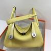 Semi-hand Wax Thread Bag TC Leather Doctor Womens Commuter Stainless Steel Hardware