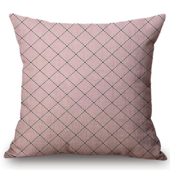 Scandinavian Throw Pillow Case Nordic Style Decorative Cushion Covers Black Yellow Geometric Strips Plaid Sofa Cushion Cover