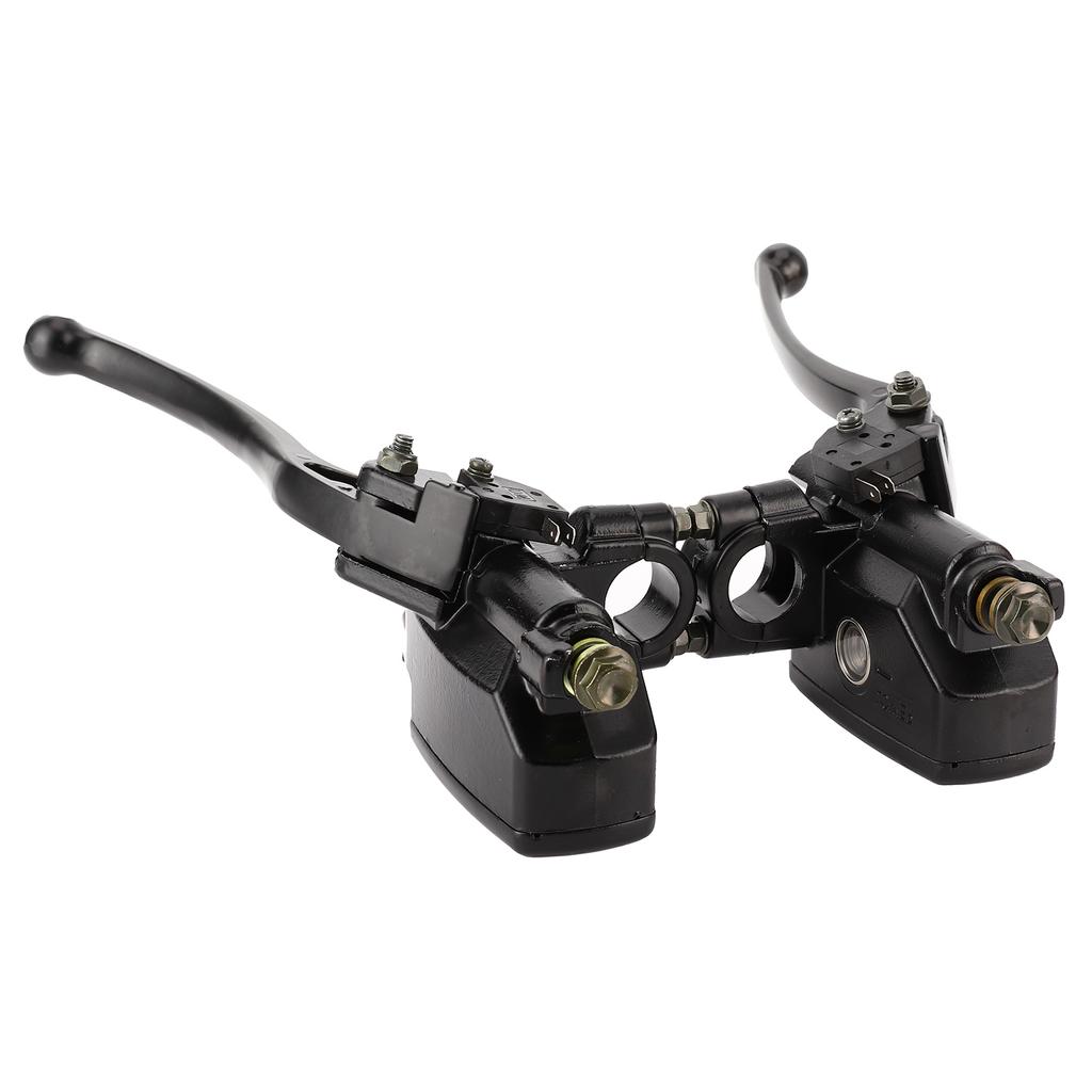 Motorcycle Hydraulic Brake Clutch Master Cylinder Lever Black CNC Aluminum Alloy for 7 8in Handlebars