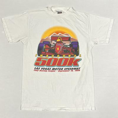 Vintage F1 Inaugural 500k Las Vegas Motor Speedway T Shirt Indy Racing 1996 Sz M
