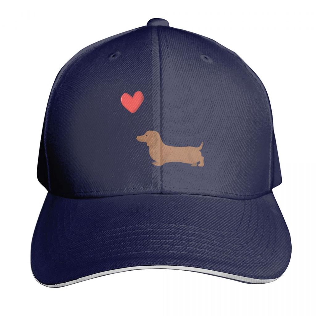 Sausage Dog Holding a Balloon Baseball Cap Christmas Hat Golf Wear Brand Unisex Cap Hiking Hat Unisexs Hats Womens