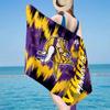 Asciugamano da Spiaggia in Microfibra Vikings Team Spirit, Leggero e Asciugatura Rapida, per Viaggi Estivi, Essenziale per la Spiaggia, Piscina