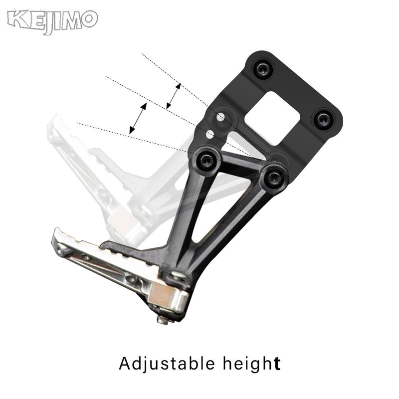 Foot Pegs Motorcycle Accessories Passenger Footrests Supports Kit Footpeg Lowering Kit For YAMAHA MT09 MT-09 MT 09 2014-