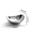 Nordic Stainless Steel Serving Tray Luxury Fruit Bowl Metal Plate Dishes for Candy Dessert Snack Hotel Home Decoration