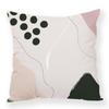Ins Abstract Modern Simple Plush Pillowcase Line Decoration Pillow Car Office Waist Rest
