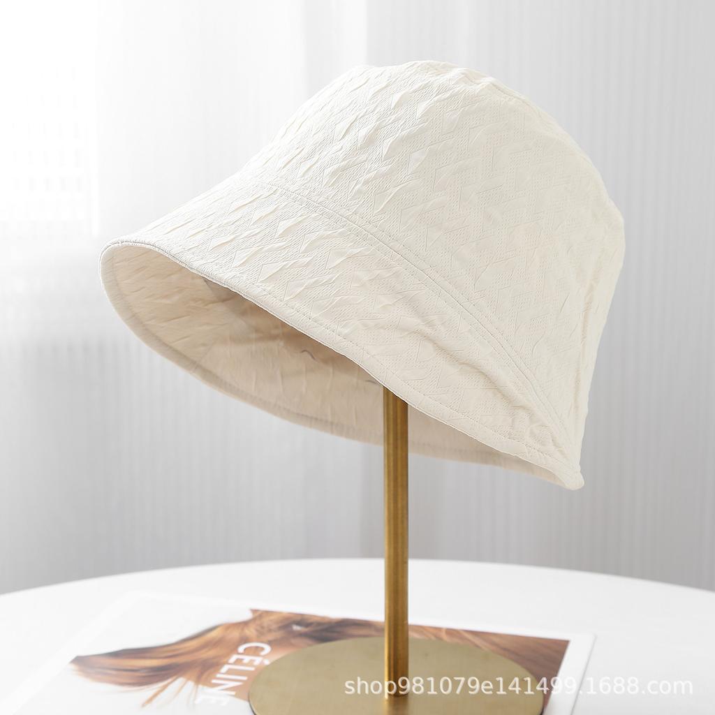 Niche Bucket Hat Women's Spring and Summer Face Small Bucket Hat Simple Sun Hat Versatile Spring and Autumn Basin Hat