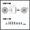 Drone FPV 3115 Motor 400KV/900KV/1200KV for Long-Range Racing & Model Aircraft, Suitable for 10-inch Props.