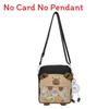 Capybara Cute Mini Nylon Crossbody Bag With Zipper Pocket For Daily Use