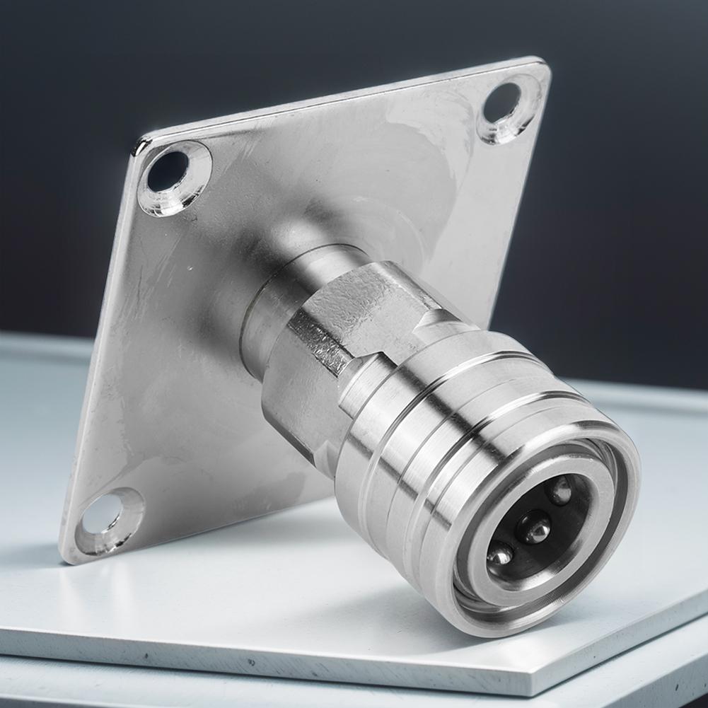 Pressure Washer Foam Cannon Holder 1/4 Quick Connector Pressure Washer Nozzle Tip Holder Non Self-Locking Foam Cannon Wall Mount