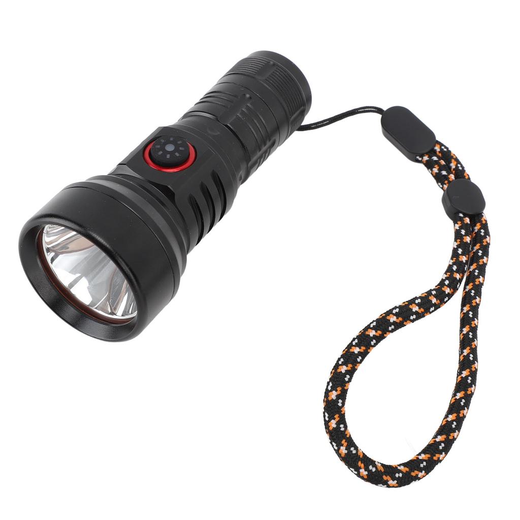 LED Mini Flashlight Aluminum Alloy 1000LM 5 Modes USB Rechargeable Portable Super Bright White Light Flashlight for