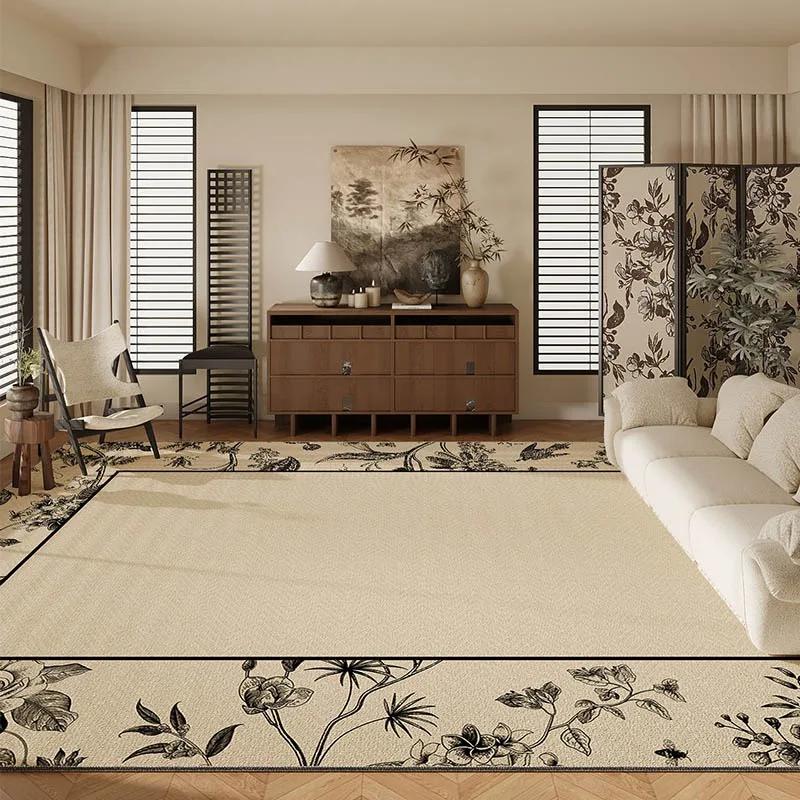 Kreativer Wohnzimmerteppich Abstrakte Kunst Große Fläche Couchtisch Weiche Teppiche Schlafzimmer Neben Garderobe Freizeitbereich Fußmatte Tapis