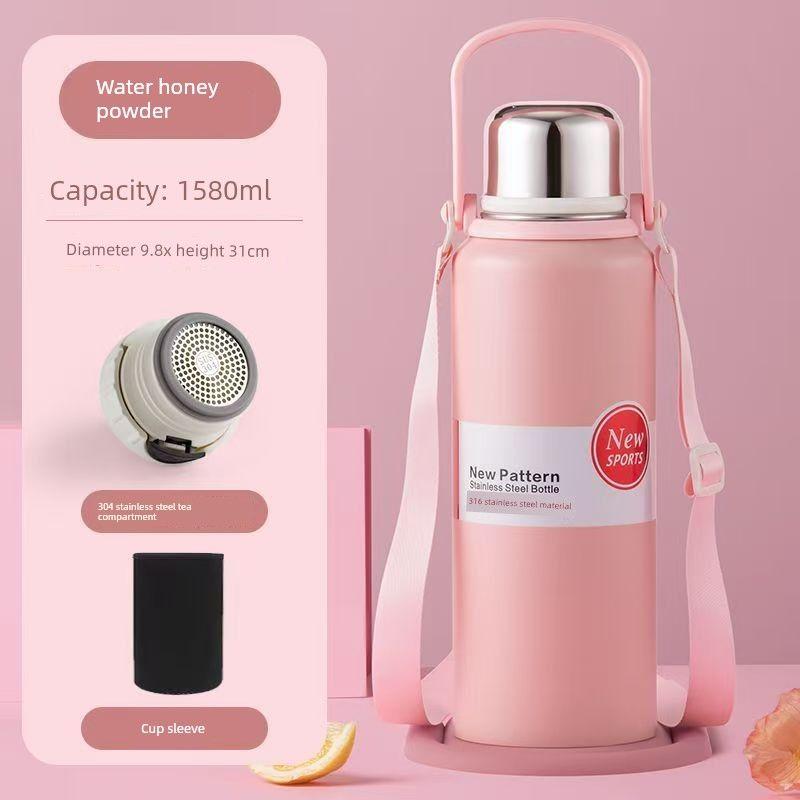 Stainless Steel 316 Large Capacity Vacuum Cup for Male and Female Students Good-looking Tea Cup Portable Car Outdoor Kettle