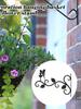 11.8inch Hanging Plant Bracket Rustic Home Decor Iron Decorative Wall Hanger Hooks Hanging Plant Bracket Hook for Indoor Outdoor