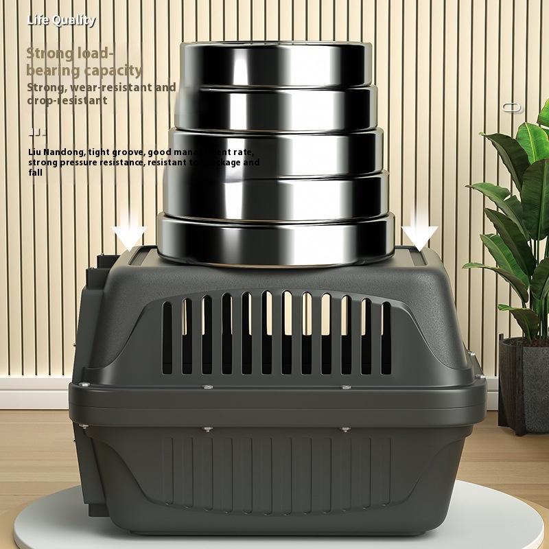 Tragbarer Katzenkäfig Haustiertransportbox Verdickte Haustiertransportbox Outdoor Handheld Versandbox Autotransport Haustiertransportbox Haustierbedarf