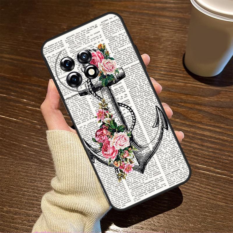 Anchor Sea Beach For OnePlus 15 13 12 11 15R 13R 12R 8T 10T 13T Case For OnePlus Nord 5 CE 2 3 4 Lite N20 N30