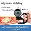 0.01/0.001mm Electronic Thickness Gauge Micrometro Thickness Tester for Paper Cloth 0-12.7mm Digital Micrometer Thickness Meter