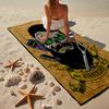 Vintage Barbershop Print Beach Towel, Super Soft Microfiber, Gift for Her/Him, Birthday, for Pool, Beach, Travel, Home Decor Fan gifts