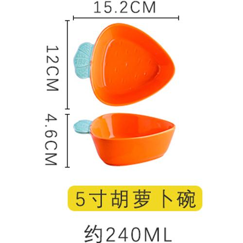 Creative Tableware Cartoon Rabbit Bowls Cute Instant Noodles Bowls Ceramic Bowls Household Dishes Dishes Dinner Bowls Tableware
