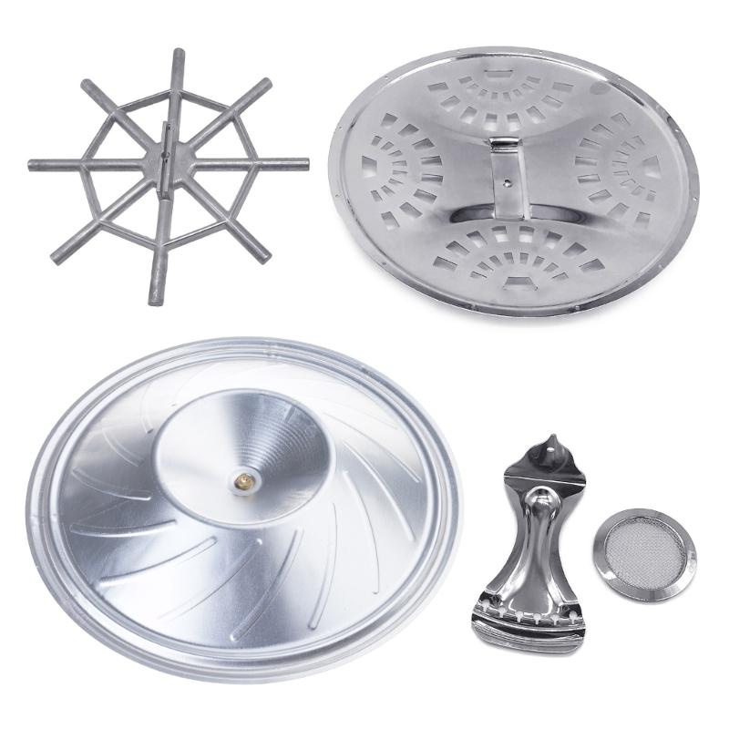 

Запчасти для резонаторной гитары Dobro Конусы Экраны резонаторного отверстия Струнодержатель Бридж Порожек для гитары Dobro Набор из 5 штук 1