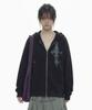 Graver [Unisex] Sim Cross Zip-Up Hoodie_2Color