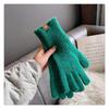 Knitted Candy Color Gloves with Fingers Exposed Fingers Touch Screen Imitating Hanharajuku Wind Protecting Wrists Autumn and Winter