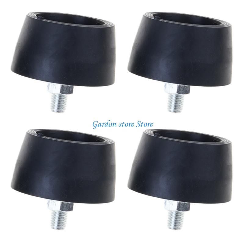 B0KB Industrial Compressor Shock Absorbing Rubber Pad Preinstalled Fasteners for Stability